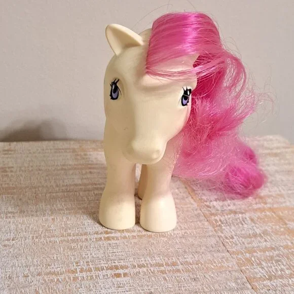 Vintage 1982 G1 My Little Pony LI'L TOT Doll Teddy Hasbro MLP Pink - Picture 7 of 12